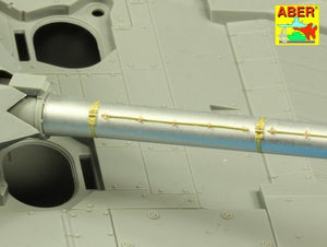 Aber 35 L-187 Armament for Russian Main Battle Tank T-14 ARMATA barrel for 125 mm 2A82-1M cannon &amp;amp; barrel for 12.7 mm Kord AA MG 1/35 – image 10