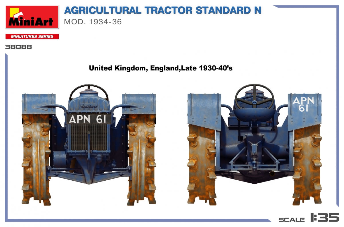 MiniArt 38088 Agricultural Tractor Standard N Mod. 1934-36 1/35