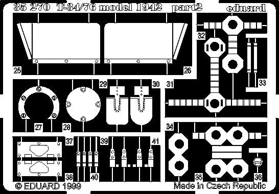Eduard 35270 T-34/76 Model 1942 1/35 Zvezda