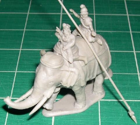 Hat 8141 Macedonian Elephants - makes 2 Elephants w/Crew 1/72