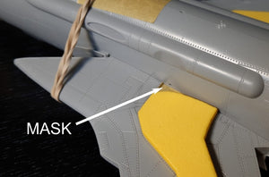Omask 74851 F-105 Thunderchief wheel bay plugs (for Hobby Boss 80332, 80333 ) 1/48 – zdjęcie 2