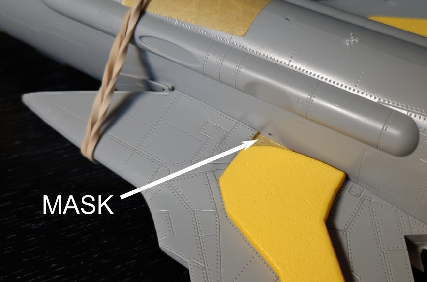Omask 74851 F-105 Thunderchief wheel bay plugs (for Hobby Boss 80332, 80333 ) 1/48 – zdjęcie 2