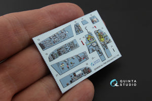 Quinta Studio QD48056 Su-17M4/22M4 3D-Printed coloured Interior on decal paper (for KittyHawk kit) 1/48 – zdjęcie 6