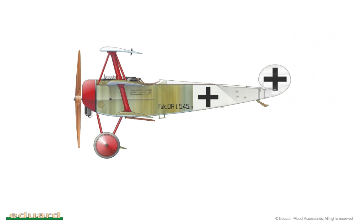 Eduard 7039 Fokker Dr. I 1/72 – zdjęcie 6