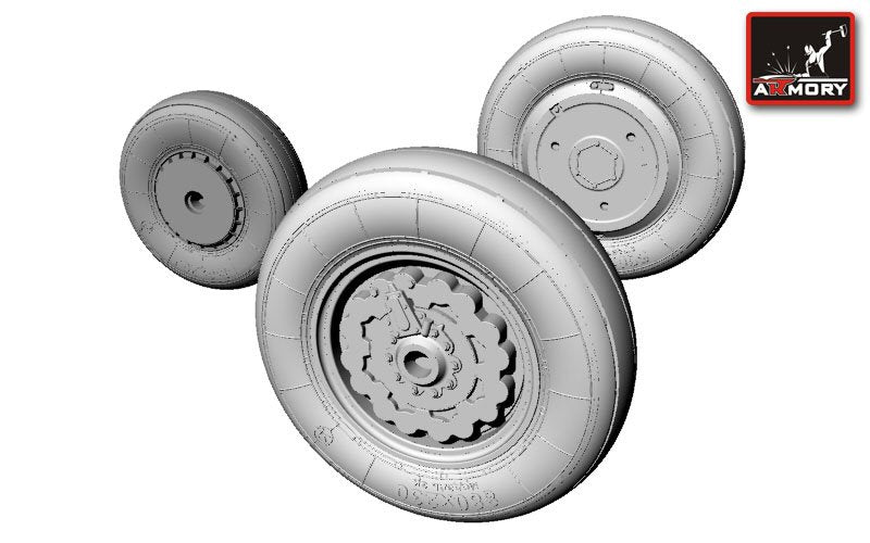 Armory Models AW48007 Sukhoj Su-7BKL wheels 1/48 – zdjęcie 4