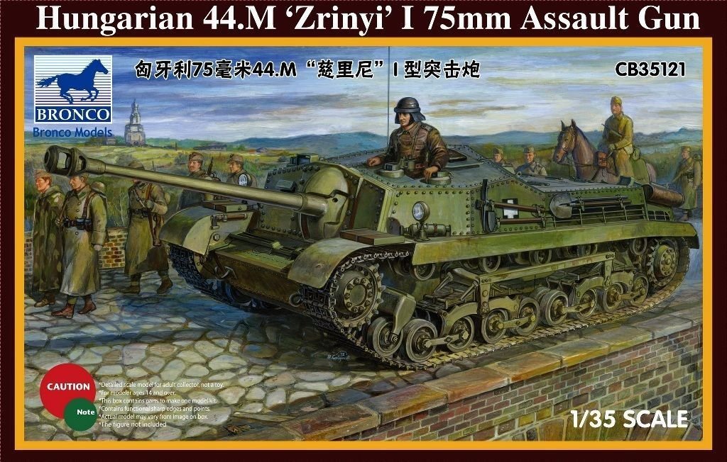 Bronco CB35121 Hungarian 75mm Assault Gun 44.M 1/35