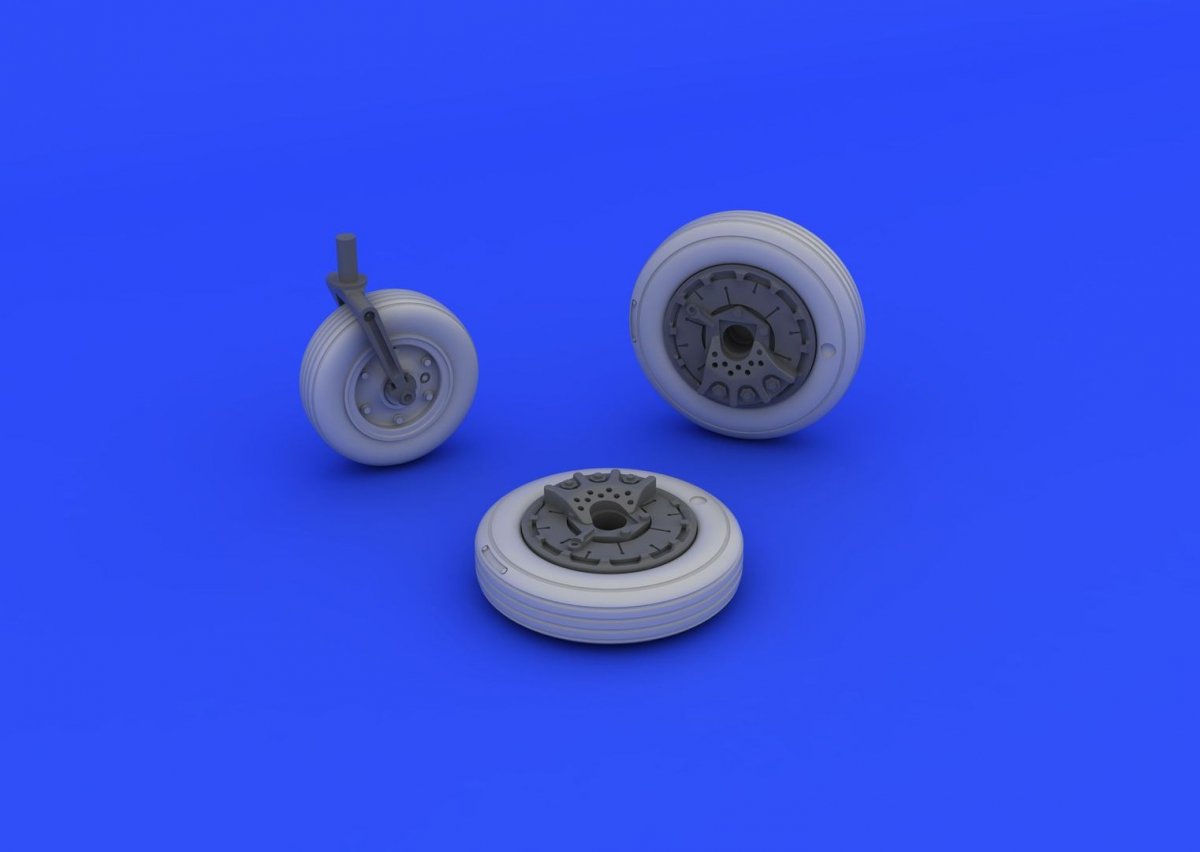 Eduard 648214 A-4E/ F wheels 1/48 (EDUARD, HASEGAWA) – image 4