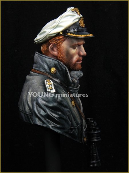Young Miniatures YM1847 U-BOAT COMMANDER WWII 1/10 – zdjęcie 6