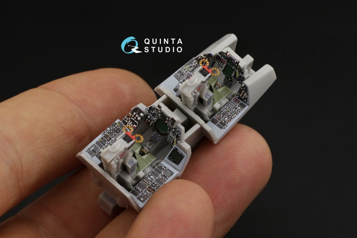 Quinta Studio QD72027 F-14A 3D-Printed &amp;amp; coloured Interior on decal paper (for Hasegawa kit) 1/72 – zdjęcie 4