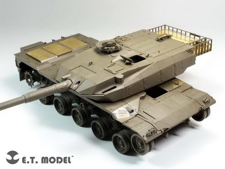 E.T. Model EA35-096 JGSDF TYPE 10 Tank Engine &amp;amp; Turret Rack Grills For TAMIYA 35329 1/35 – zdjęcie 2