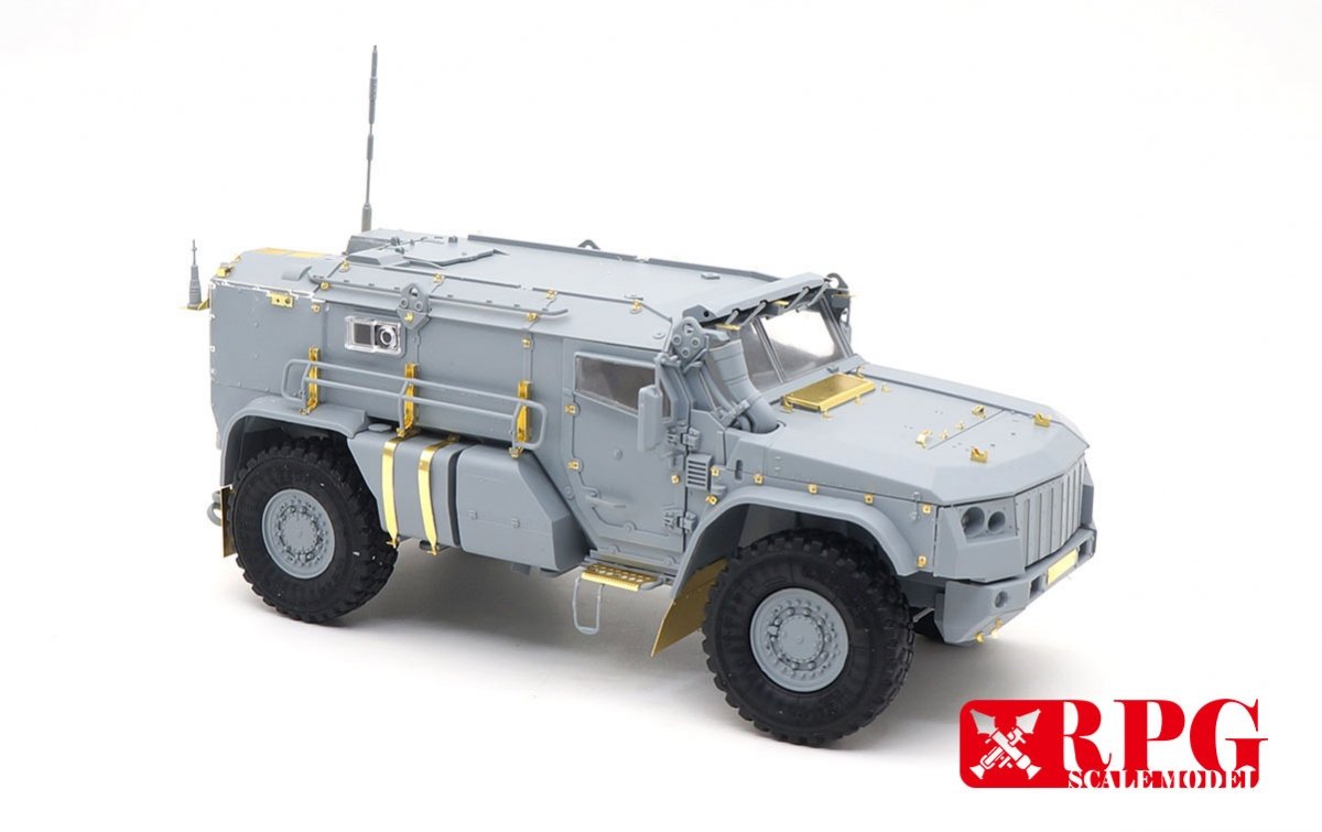 RPG Model 35021 KAMAZ K-4386 Typhoon-VDV Mine-Protected Armoured Vehicle Early Typ 1/35 – zdjęcie 6
