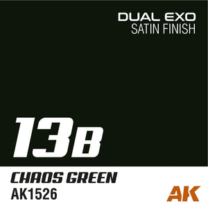AK Interactive AK1557 DUAL EXO SET 13 – 13A GALAXY GREEN &amp;amp; 13B CHAOS GREEN – zdjęcie 3