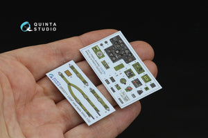 Quinta Studio QD32255 Curtiss H-75 Hawk 3D-Printed &amp;amp; coloured Interior on decal paper (Special Hobby) 1/32 – zdjęcie 10