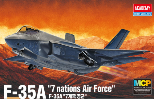 Academy 12561 F-35A &amp;#39;7 nations Air Force&amp;#39; 1/72