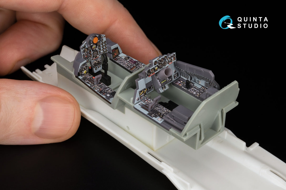 Quinta Studio QD+48487 F-4C Phantom II 3D-Printed &amp;amp; coloured Interior on decal paper (Academy) (with 3D-printed resin parts) 1/48 – zdjęcie 15