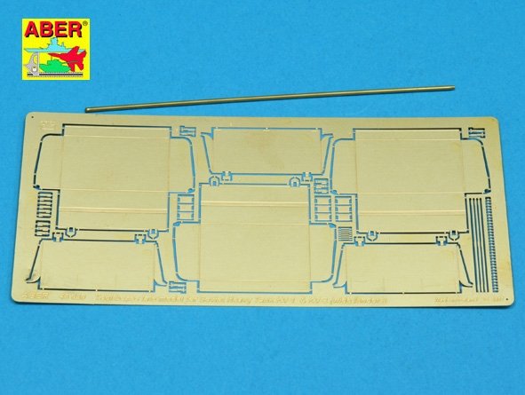 Aber 48030 KW 1 ou KW 2 char d'assaut ancien - partie 2 - plateaux à outils récents Tamiya 1/48