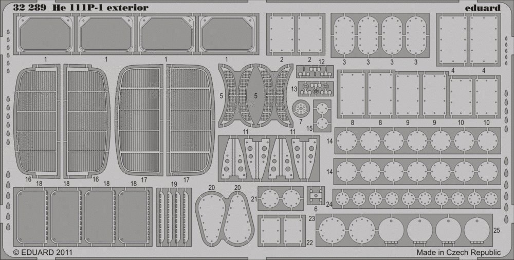 Eduard 32289 He 111P-1 exterior 1/32 Revell