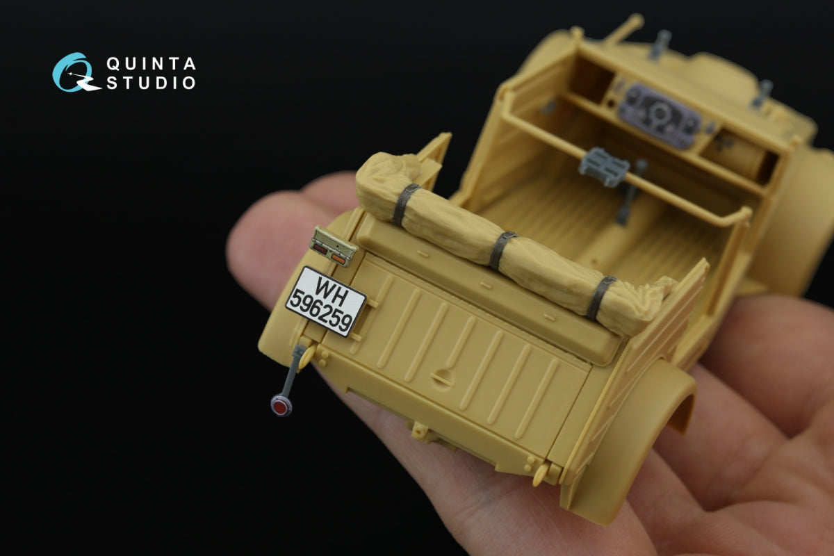 Quinta Studio QD+35141 Kubelwagen Type 82 3D-Printed &amp;amp; coloured Interior on decal paper (Tamiya) (with 3D-printed resin parts) 1/35 – zdjęcie 12