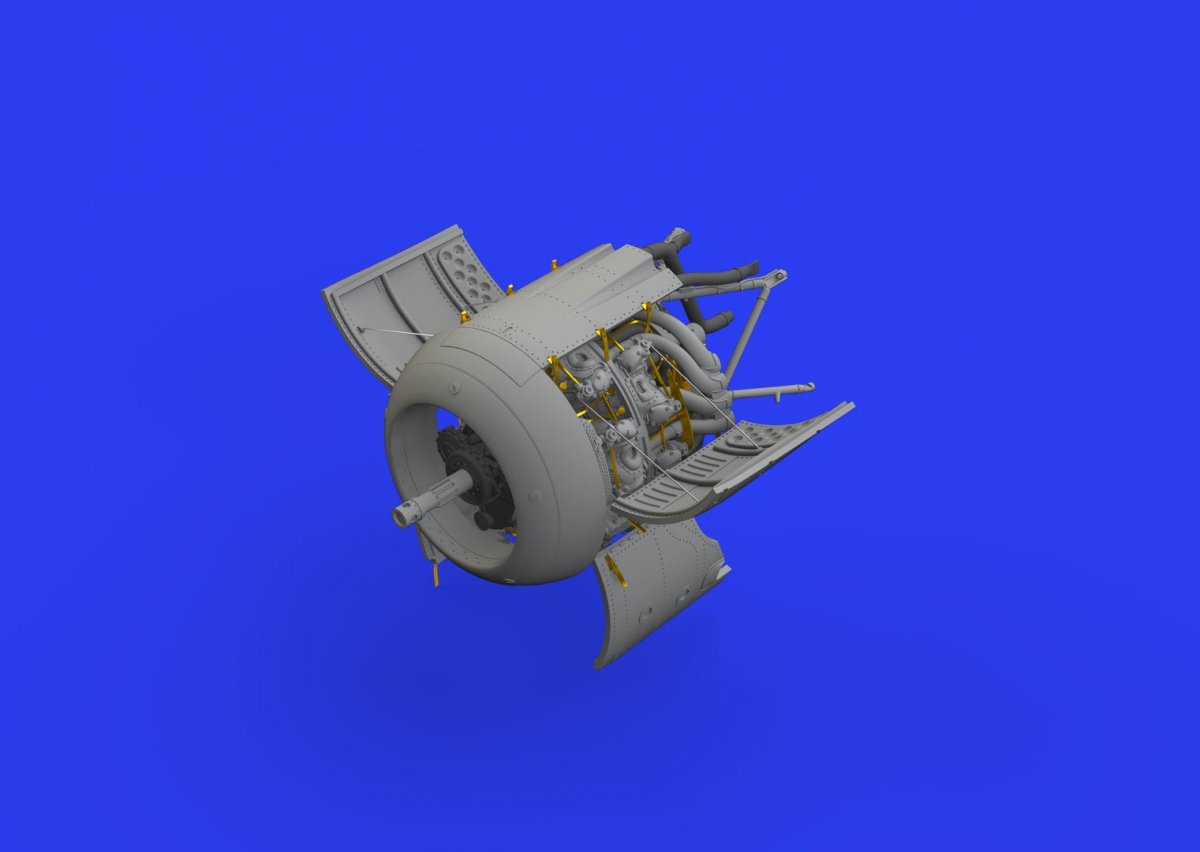 Eduard 648461 Fw 190A-8 engine 1/48 EDUARD – immagine 2