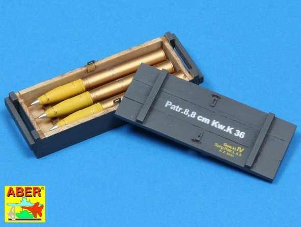 Aber 16014 8,8 cm Tiger I high-explosive Ammo with box 1/16 – Bild 7