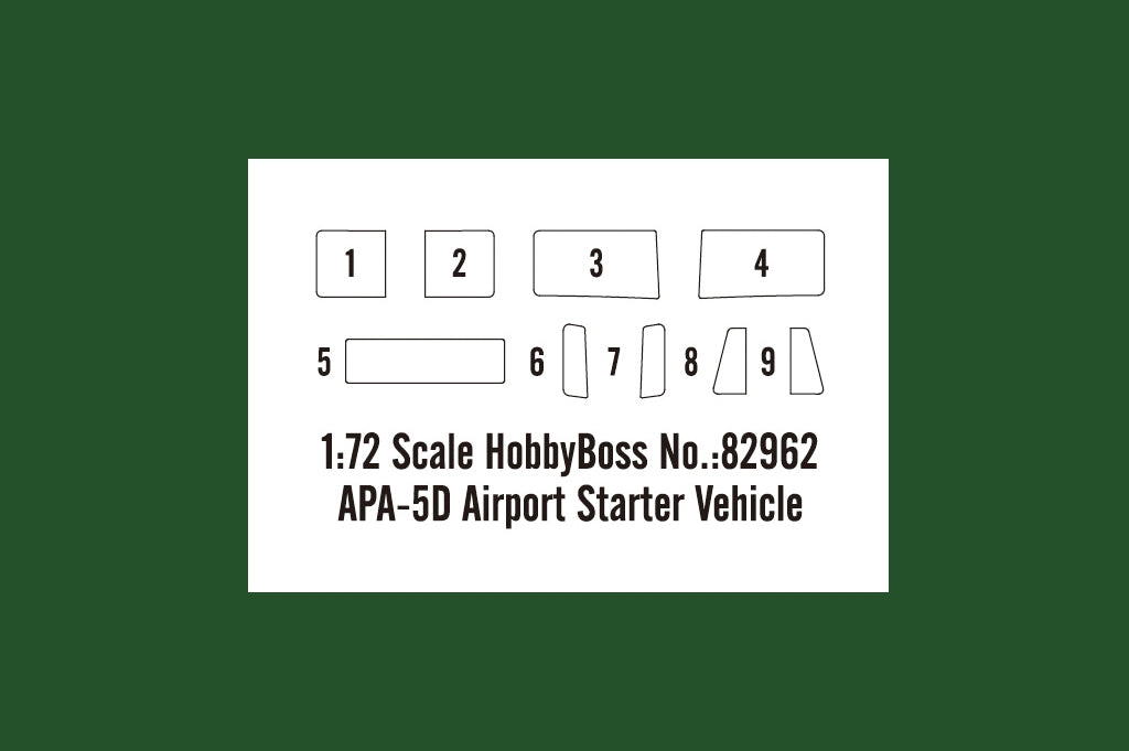 Hobby Boss 82962 APA-5D Airport Starter Vehicle 1/72
