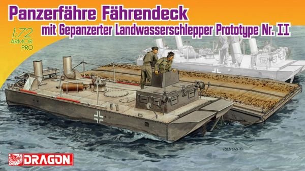 Dragon 7509 Panzerfahre Fahrendeck mit Gepanzerter Landwasserschlepper 1/72