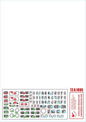 Star Decals 72-A1096 Tiger I. sPzAbt 502 # 2. Early / Mid production Tigers.1943-45. 1/72 – Bild 3