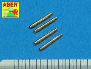 Aber A48 011 Set of 4 barrel tips for German 13 mm MG 131 aircraft machine gun (1/48 – image 2