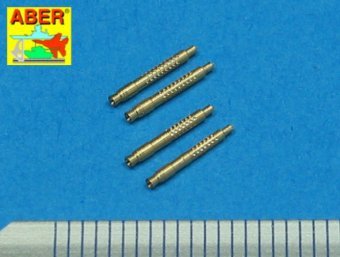 Aber A48 011 Set of 4 barrel tips for German 13 mm MG 131 aircraft machine gun (1/48 – image 2