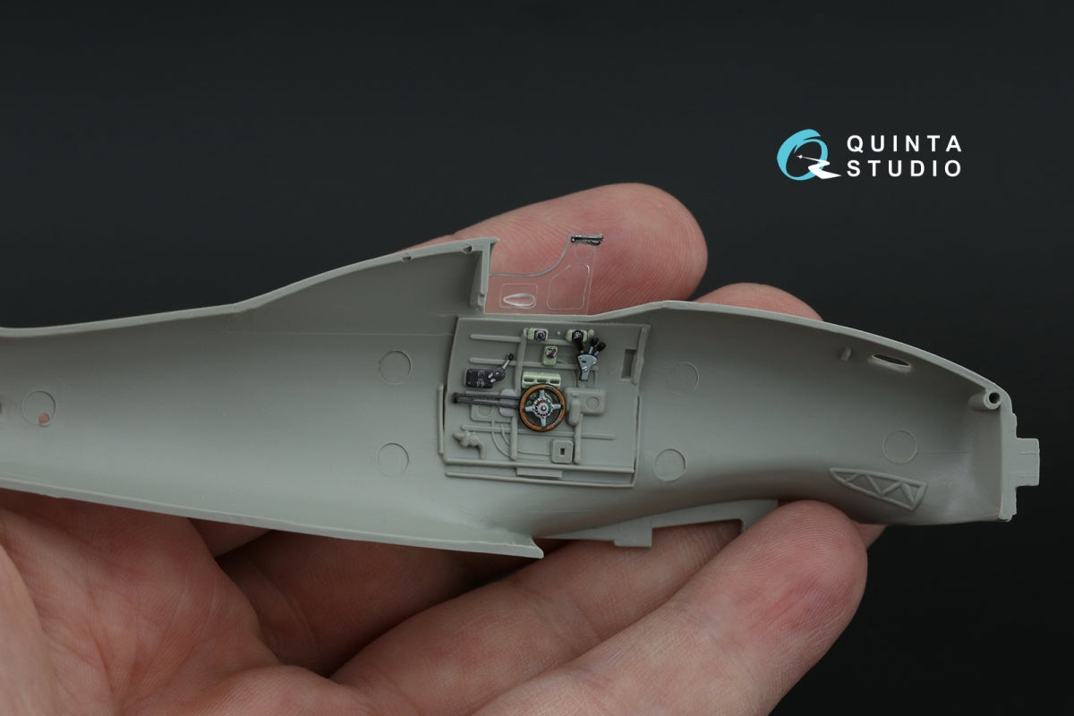 Quinta Studio QD48467 Macchi MC.200 Saetta (Late) 3D-Printed coloured Interior on decal paper (Italeri/Tamiya) 1/48 – zdjęcie 8