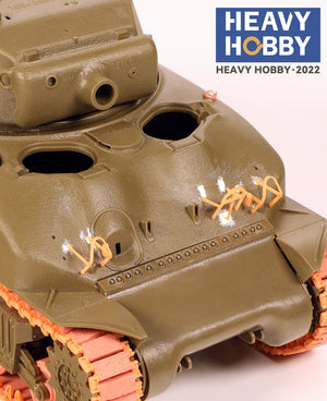 Heavy Hobby PT35057 WWII US Army Sherman VVSS Suspension Tracks T-41 1/35 – image 3