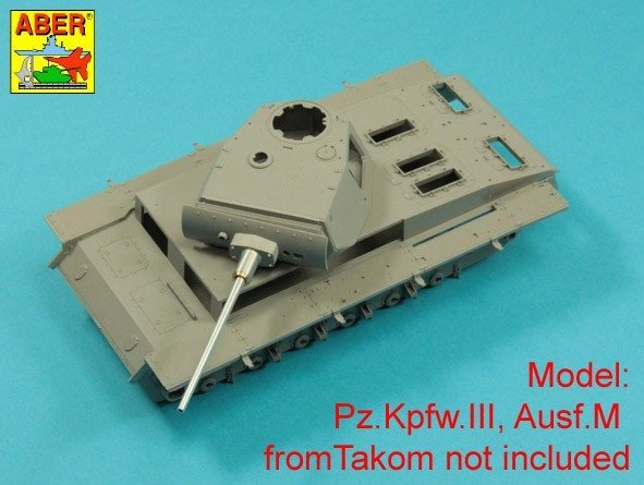 Aber 35L-316 50mm barrel KwK39l/60 for Panzer III J late 1/35 – image 7