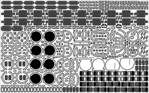 Pontos 35026FN USS BB-63 Missouri 1945 Detail Up Set (Teak tone stained wooden deck) 1/350 – image 15
