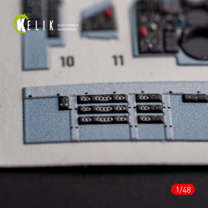 KELIK K48096 F-105D Thunderchief - interior 3D decals for HobbyBoss kit 1/48 – zdjęcie 6