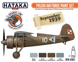 Hataka HTK-CS01 ORANGE LINE – Polish Air Force paint set 4x17ml – zdjęcie 2