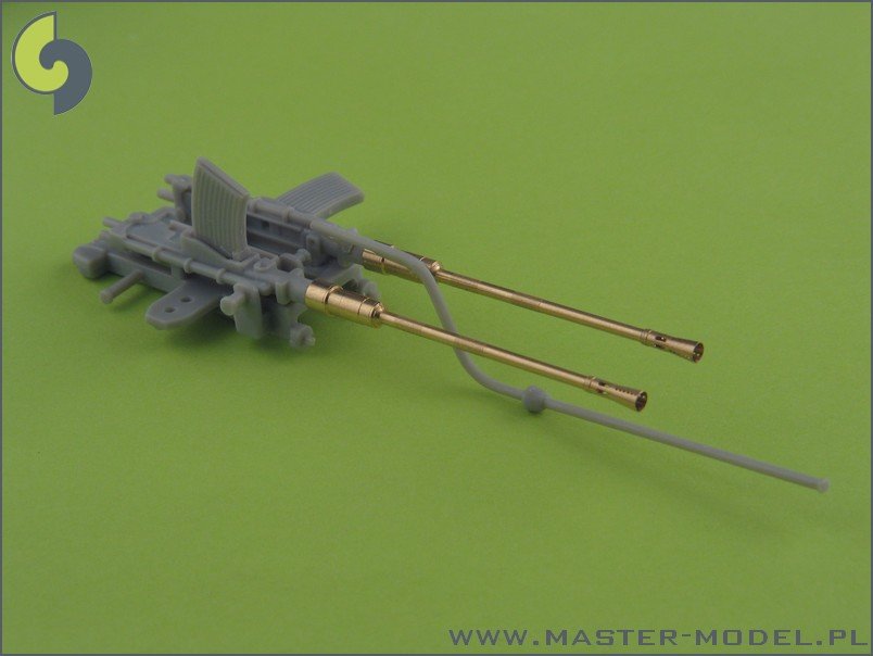 Master SM-35-003 Schnellboot Typ S-100 armament gun barrels - Flak M42 3,7cm (1pcs) and Flak 38 20mm (3pcs) – zdjęcie 6