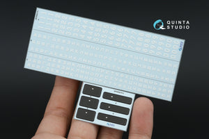 Quinta Studio QP24002 Typesetting USSR license plates 1980-1994 (State Standart 3207-77) (All kits) 1/24 – image 2