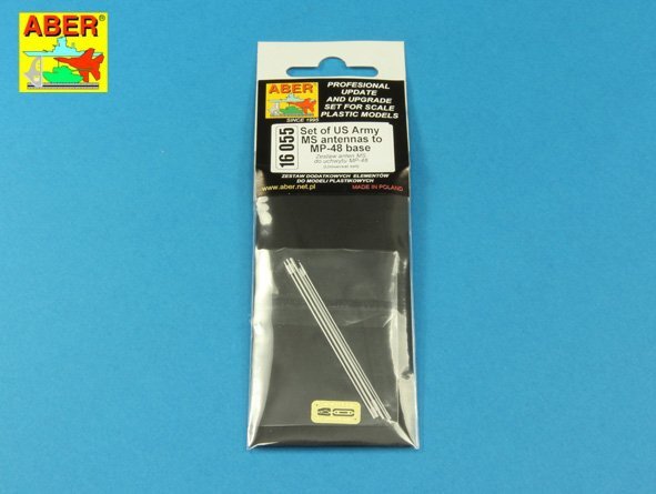 Aber 16055 Set of US Army MS antennas to MP-48 base 1/16 – zdjęcie 6