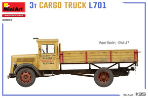 MiniArt 38082 3T CARGO TRUCK L701 1/35 – zdjęcie 3