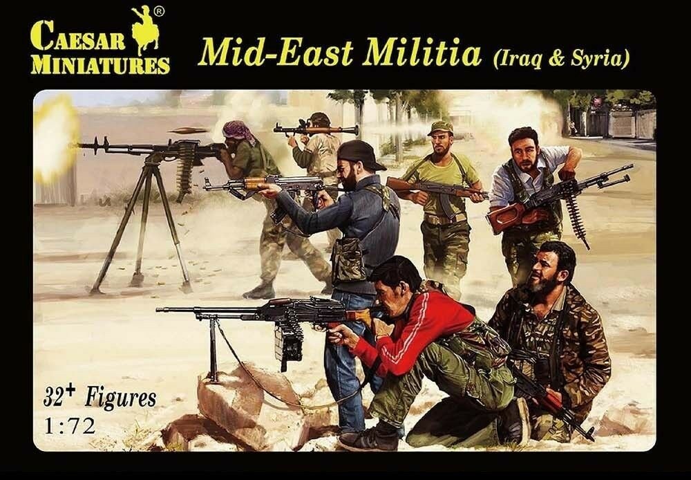Caesar H101 Middle Eastern Militia (Iraq & Syria) (33 Figures) 1/72