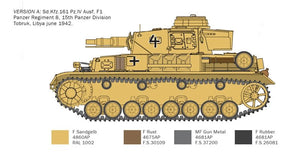 Italeri 6593 Pz.Kpfw.IV F1/F2/G With Afrika Korps Infantry 1/35 – image 6