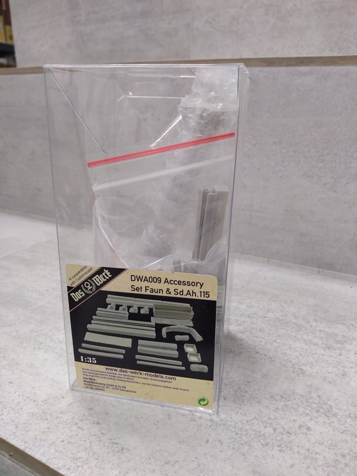 Das Werk DWA009 Accessories Set Faun &amp;amp; Sd.Ah.115 1/35 – zdjęcie 2