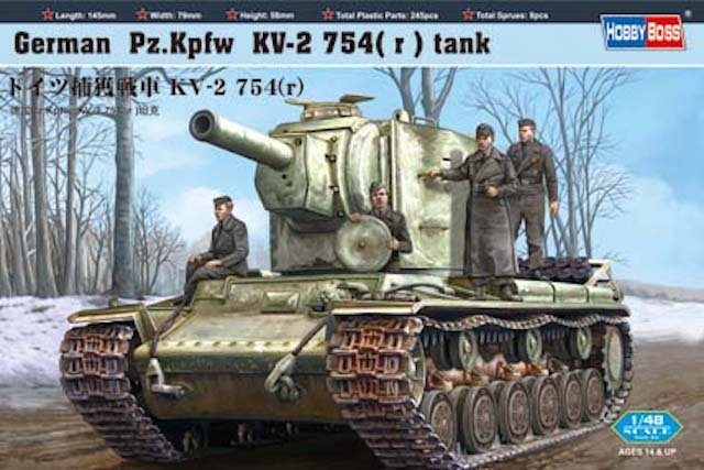 Hobby Boss 84819 German Pz.Kpfw KV-2 754 1/48