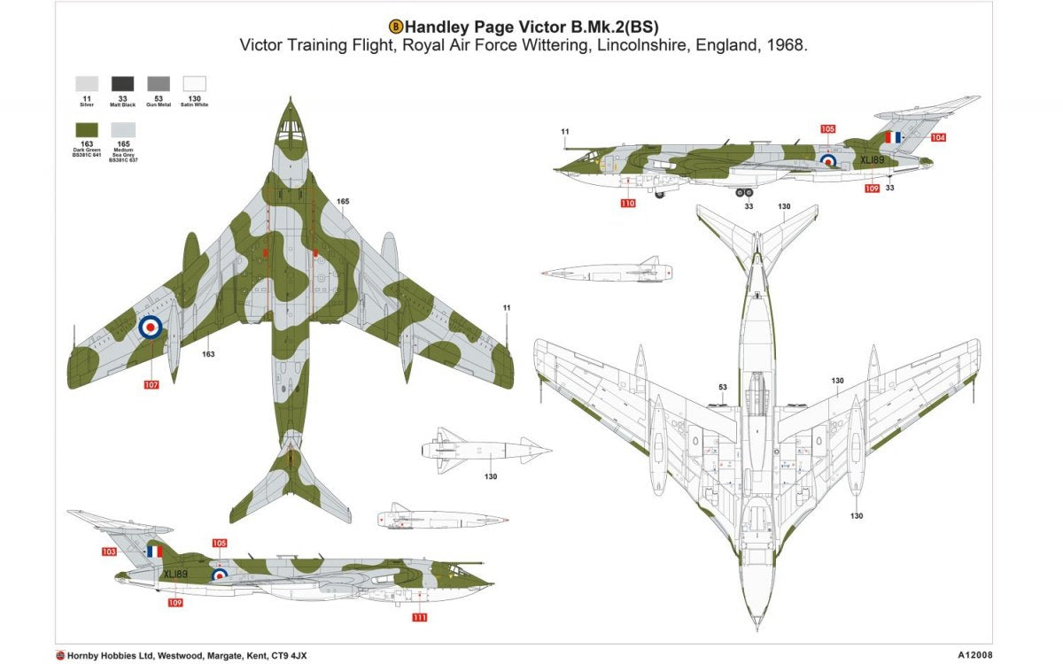 Airfix 12008 Handley Page Victor B.2 1/72 – zdjęcie 14
