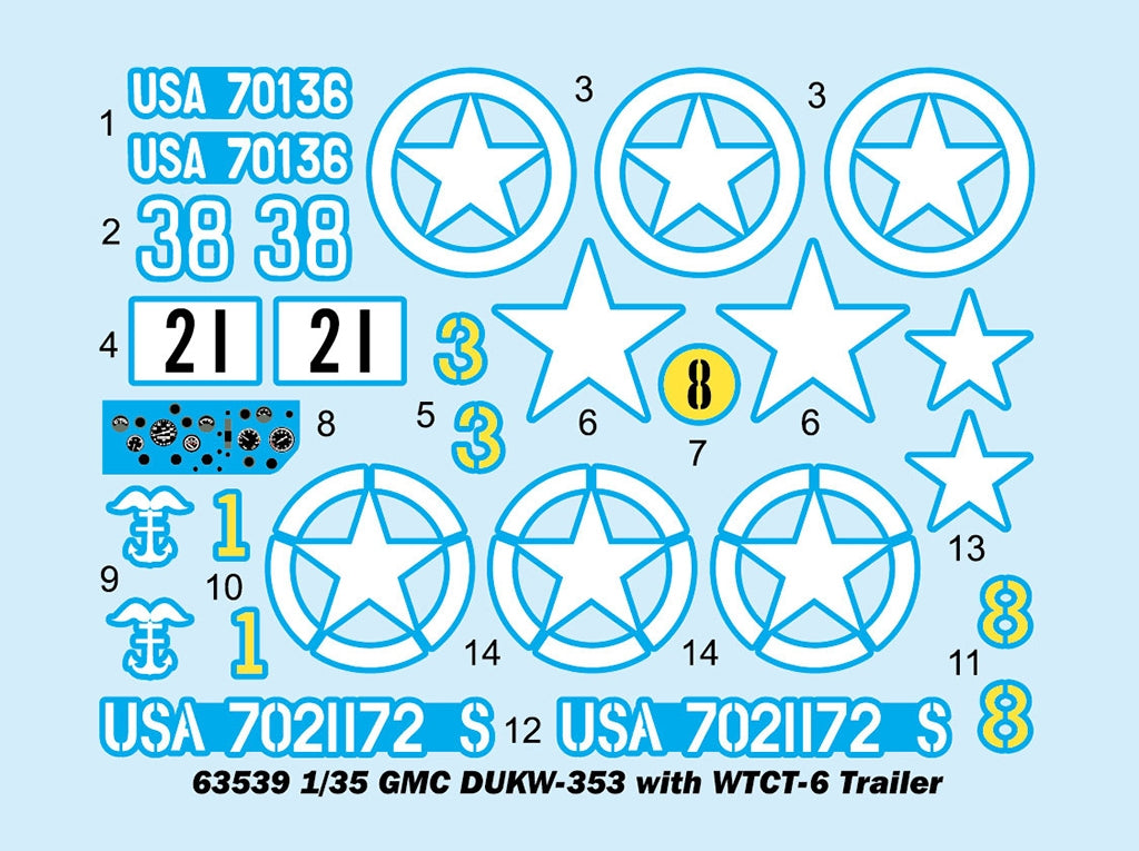 I Love Kit 63539 GMC DUKW-353 With WTCT-6 Trailer 1/35 – zdjęcie 5
