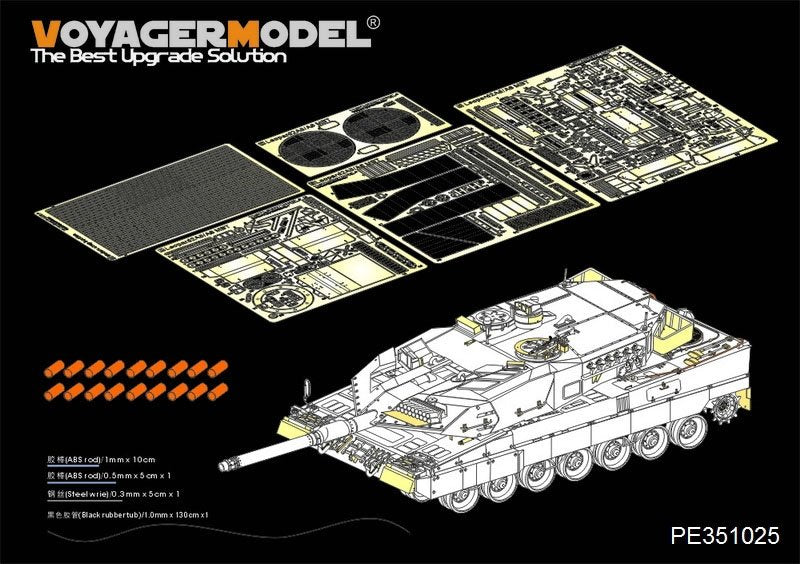 Voyager Model PE351025 Modern German Leopard 2A5 Basic For Border BT-002 1/35