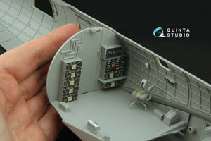 Quinta Studio QD32224 Boeing B-17G Radio operator&amp;#39;s compartment. 3D-Printed colored Interior on decal paper (HK models) 1/32 – image 6