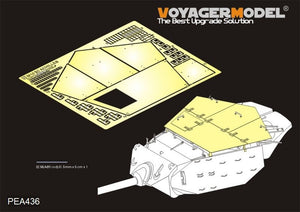 Maquette Voyager PEA436 Tourelle blindée du chasseur de chars américain M10 IIC Achilles (Seconde Guerre mondiale) (Pour TAMIYA 35366/AFV AF35039) 1/35