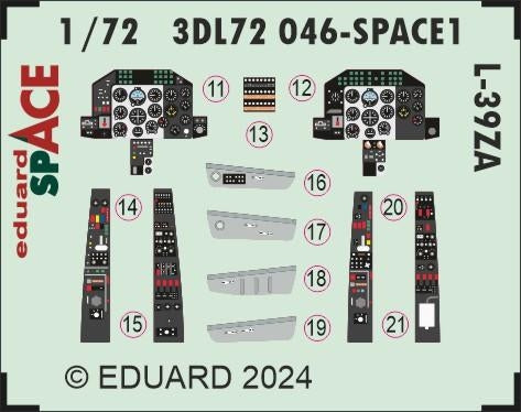 Eduard 3DL72046 L-39ZA SPACE EDUARD 1/72 – zdjęcie 2