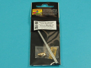 Aber 35L-168 76.2mm Pak 36(r) barrel for the German Marder III (Sd.Kfz. 139) tank destroyer 1/35